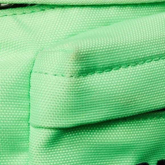 Balenciaga Verde Fluo Recycled Nylon Logo Embroidered Wheel Belt Bag - Picture 3 of 12
